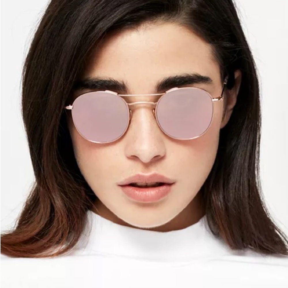 Krewe Orleans Mirrored Round Sunglasses